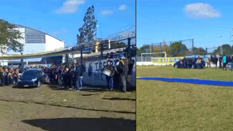 Entre sentimientos de dolor y bronca vecinos de Barranqueras despiden a Enzo Pittau
