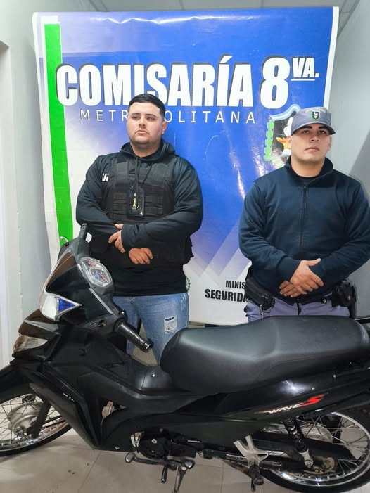 Recuperaron moto robada en Resistencia