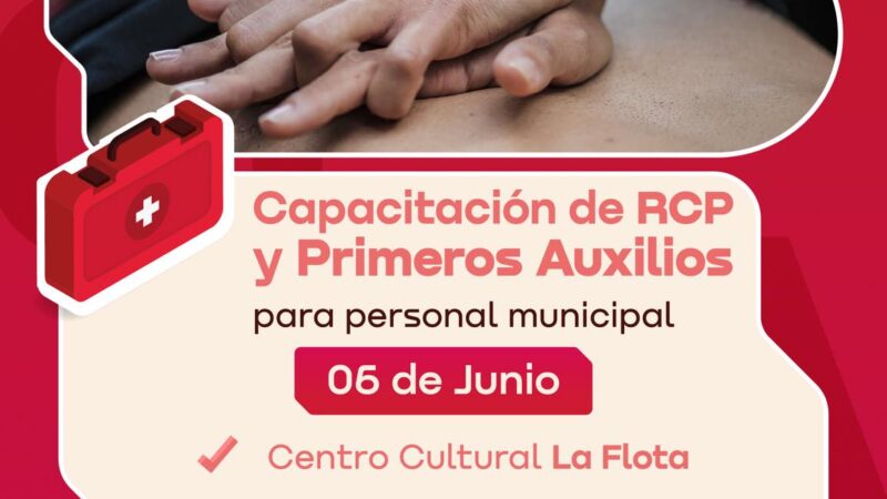 Capacitación de RCP y Primeros Auxilios destinado al personal municipal de Barranqueras