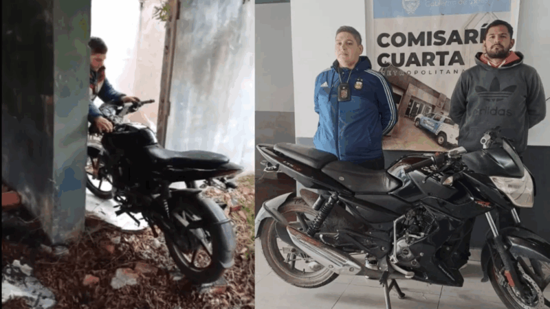 Buscan al autor del robo de una motocicleta en Resistencia