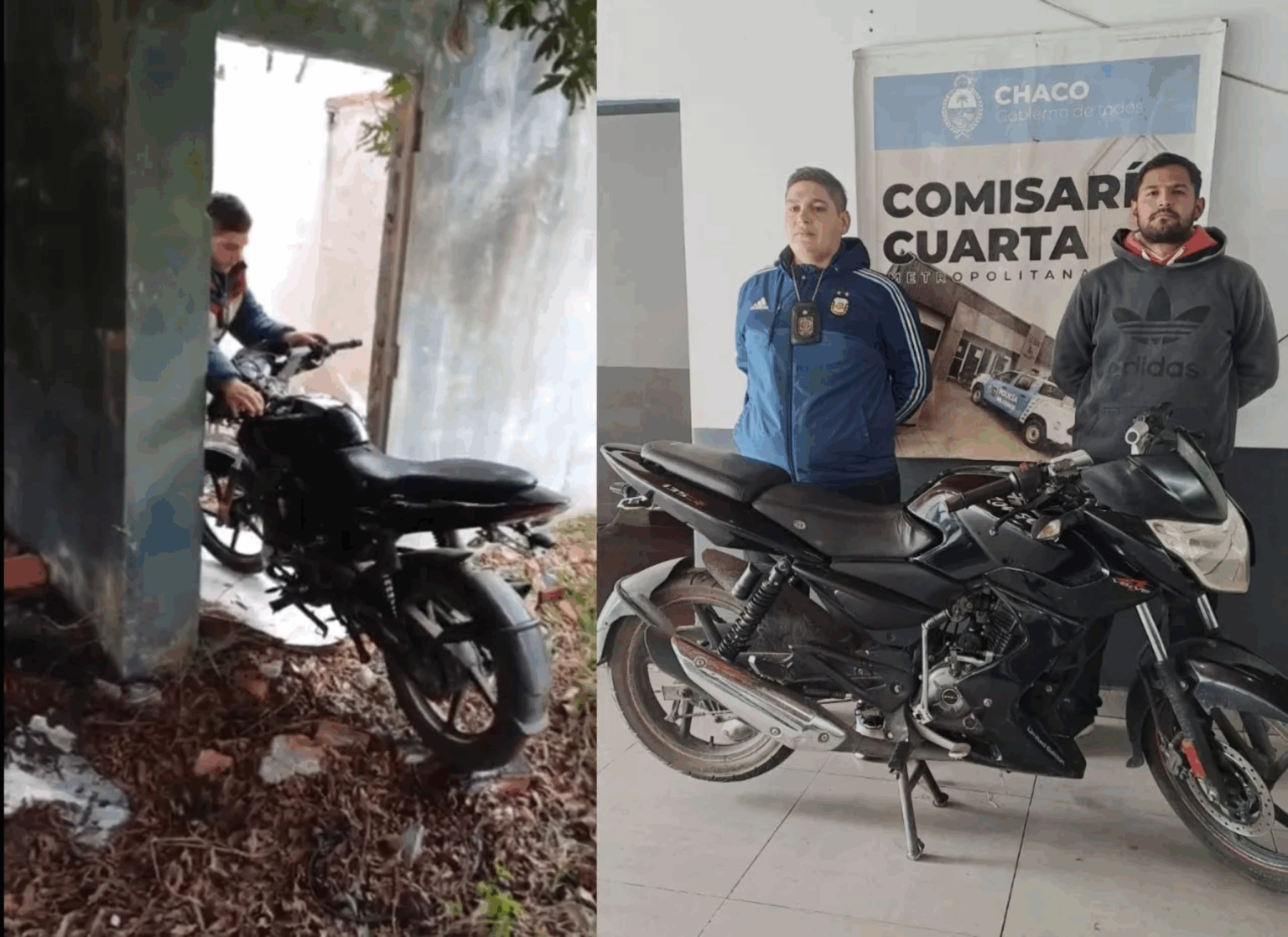 Buscan al autor del robo de una motocicleta en Resistencia