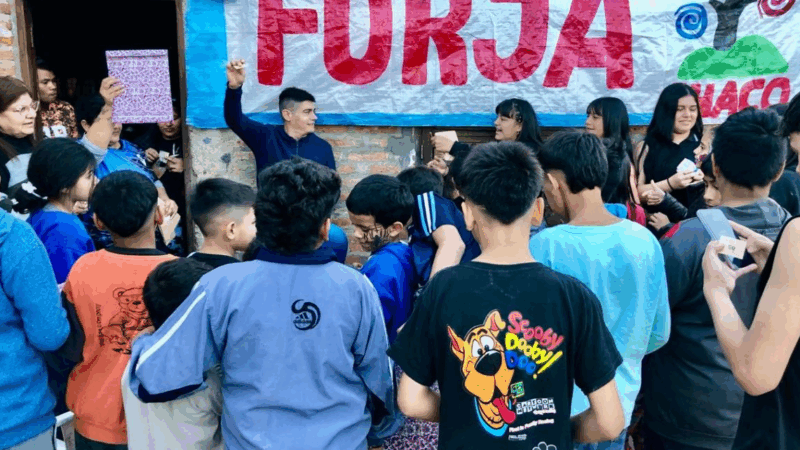 La agrupación política FORJA realizó control de talla y peso gratuito para los vecinos del barrio San Isidro