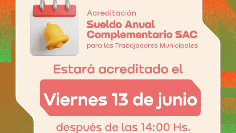 Magda anunció el pago del aguinaldo