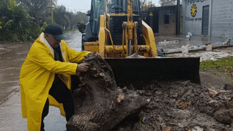 Barranqueras refuerza el monitoreo preventivo del sistema pluvial para evitar anegamientos