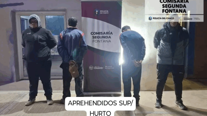 Fontana: Detienen a dos hombres por el robo de tres garrafas en el barrio Nueva Esperanza