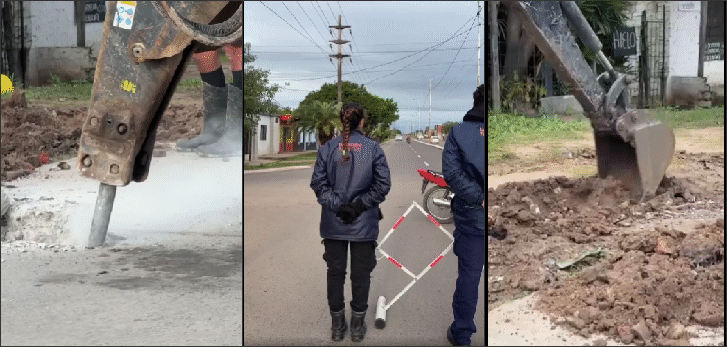 Barranqueras avanza con obras para mejorar el suministro de agua en el barrio La Fortaleza