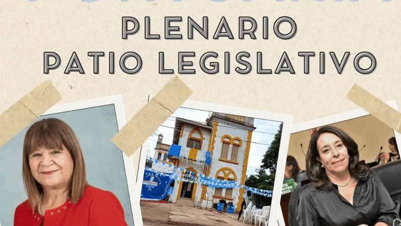 Convocatoria a un Plenario Legislativo en el Patio de La Portuaria