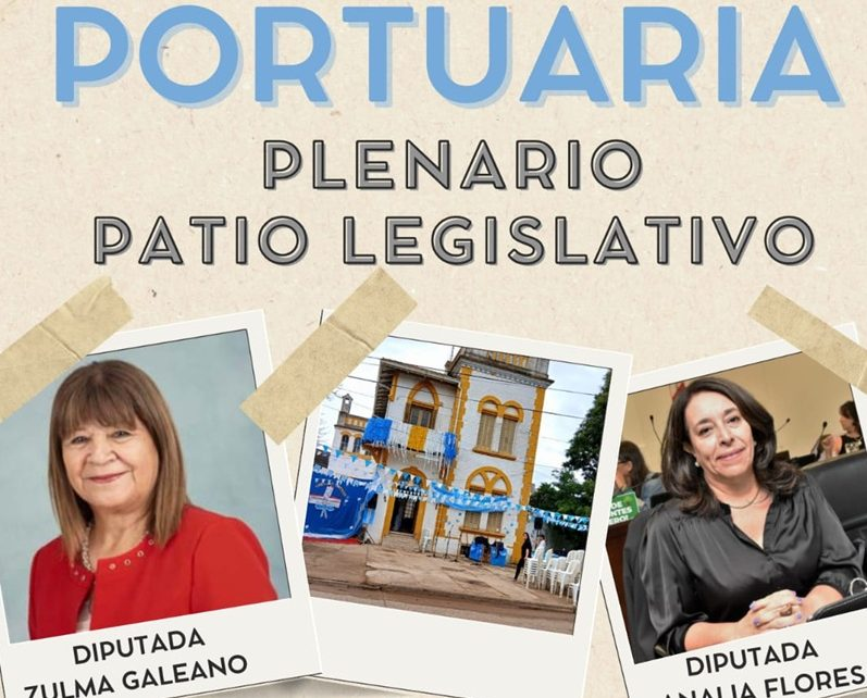 Convocatoria a un Plenario Legislativo en el Patio de La Portuaria