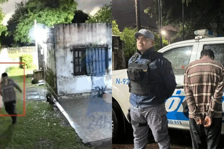 Detenido tras ser captado por las camaras cuando robaba en un domicilio
