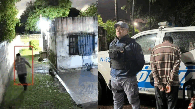 Detenido tras ser captado por las camaras cuando robaba en un domicilio
