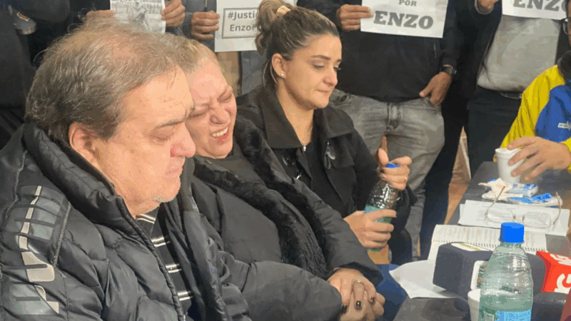 El sufrimiento de los padres de Enzo Pittau: “Mi hijo estaba cansado de luchar”