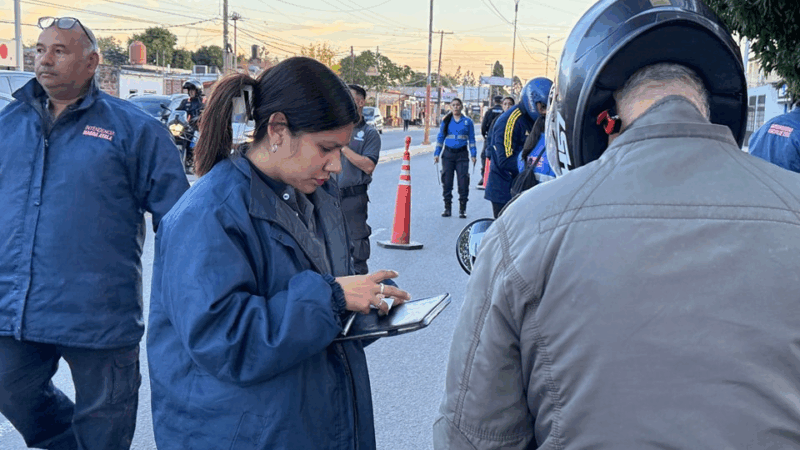 Barranqueras refuerza los controles vehiculares para mejorar la seguridad vial