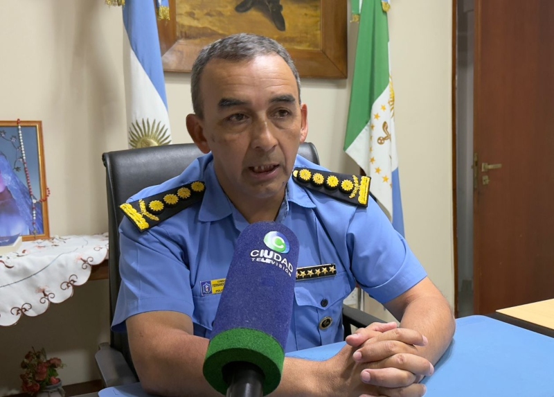 “Hay menos hechos delictivos pero más violentos”, alertó el jefe de la Policía del Chaco